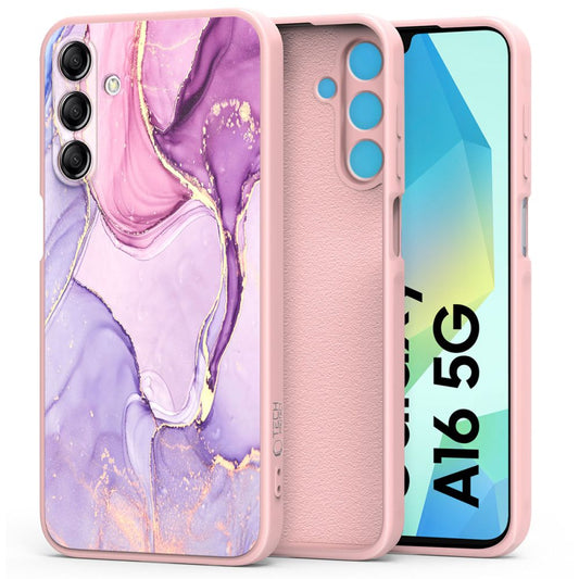 Funda para Samsung Galaxy A16 5G A166 / A16 4G A165, Tech-Protect, Icon, Violeta