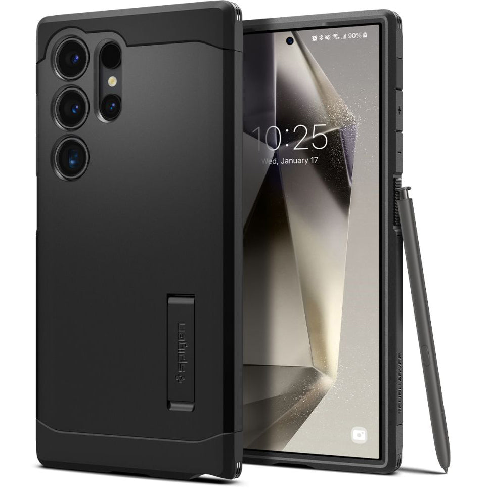 Funda para Samsung Galaxy S24 Ultra S928, Spigen, Tough Armor, Negra ACS07300
