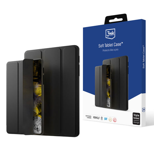 Funda para Samsung Galaxy Tab A9+, 3MK, Soft Tablet, Negro