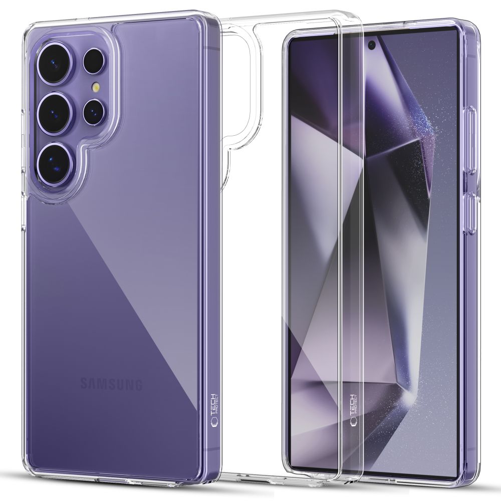 Funda para Samsung Galaxy S25 Ultra S938, Tech-Protect, Flexair Hybrid, Transparente