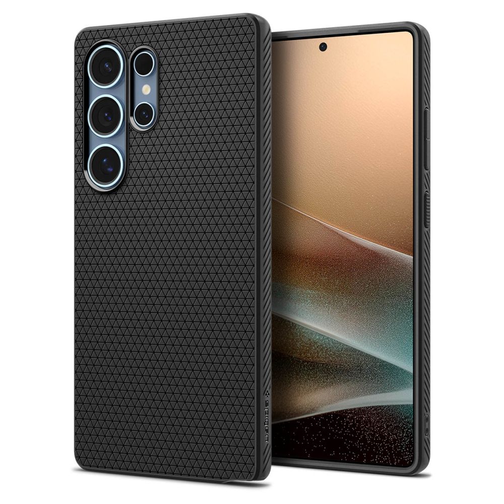 Funda para Samsung Galaxy S25 Ultra S938, Spigen, Liquid Air, Negra ACS08953