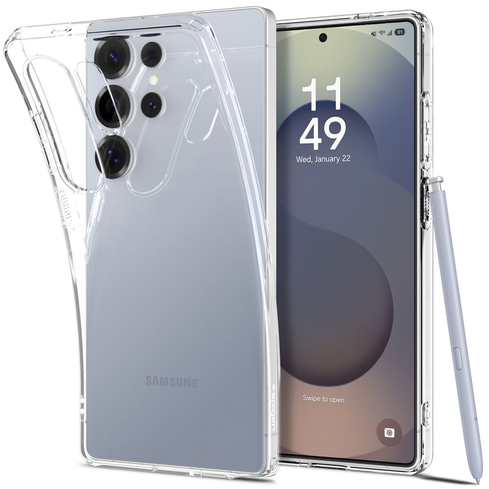 Funda para Samsung Galaxy S25 Ultra S938, Spigen, Liquid Crystal, Transparente ACS08948