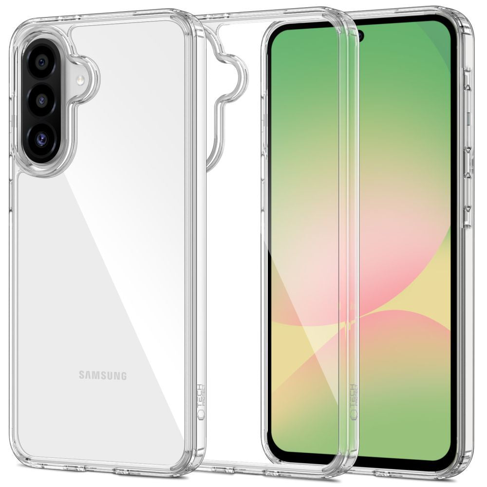 Funda para Samsung Galaxy A56 A566, Tech-Protect, Flexair Hybrid, Transparente