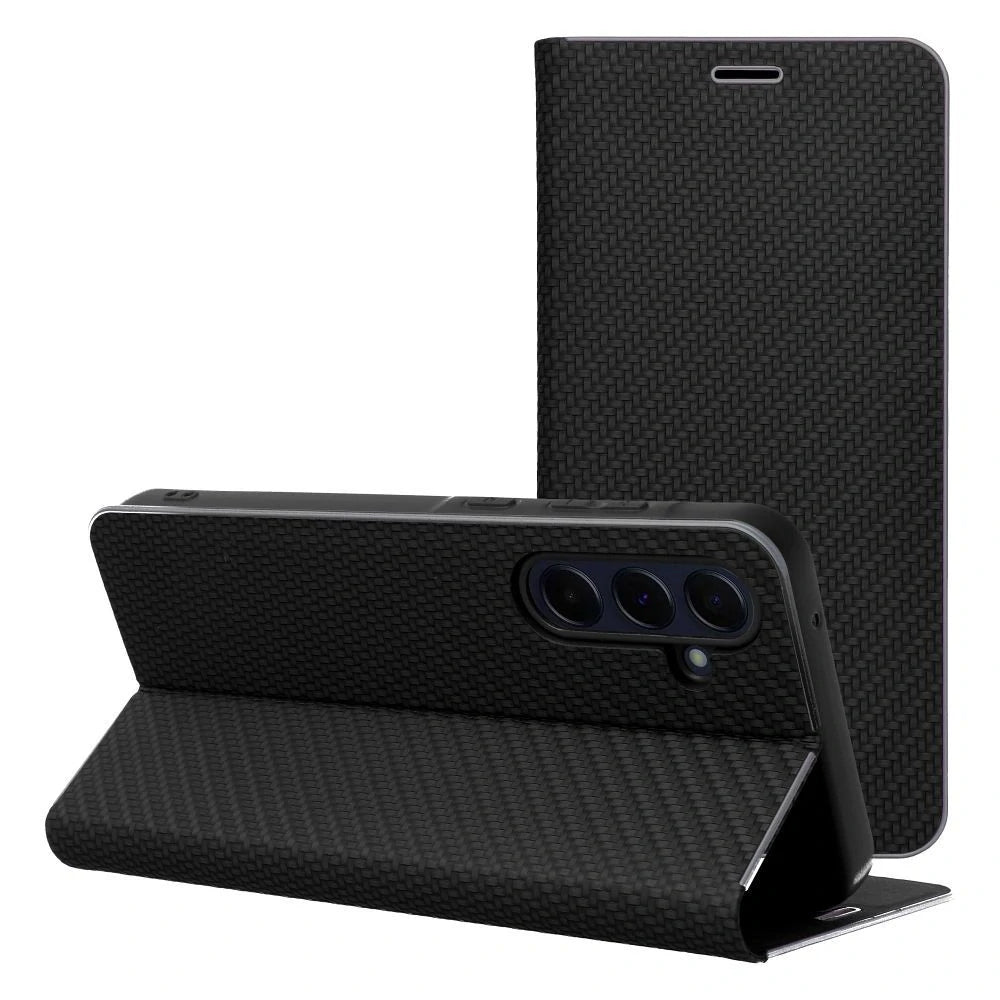 Funda para Samsung Galaxy A36 A366, OEM, Luna Carbon, Negra