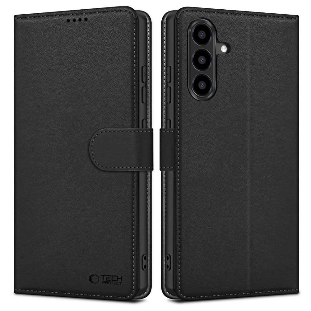 Funda para Samsung Galaxy A37 5G / A56 A566 / A36 A366, Tech-Protect, Wallet, Negra