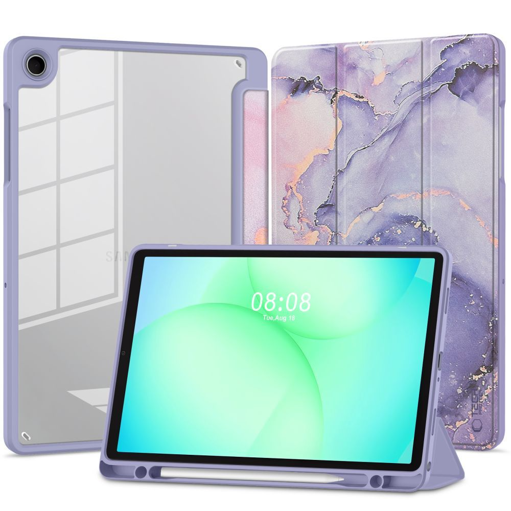Funda para Samsung Galaxy Tab A11+ / Tab A9+, Tech-Protect, SC PEN Hybrid, Violeta