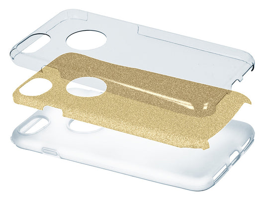 Funda para Samsung Galaxy A25 A256, OEM, Glitter, Dorada