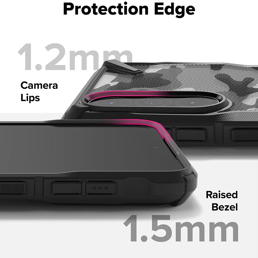 Funda para Samsung Galaxy A56 A566 / A36 A366, Ringke, Fusion X Camo, Negra