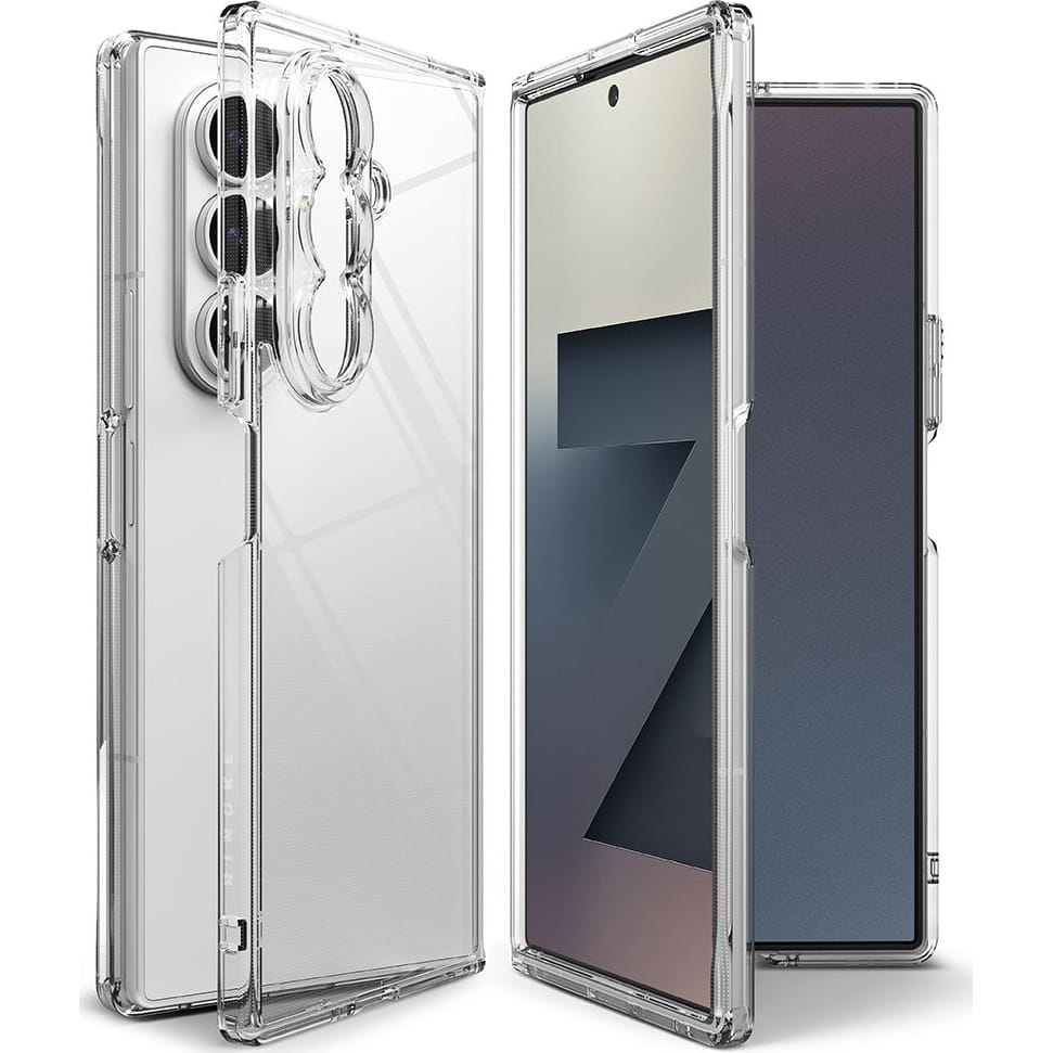 Funda para Samsung Galaxy Z Fold7 F966, Ringke, Fusion, Transparente