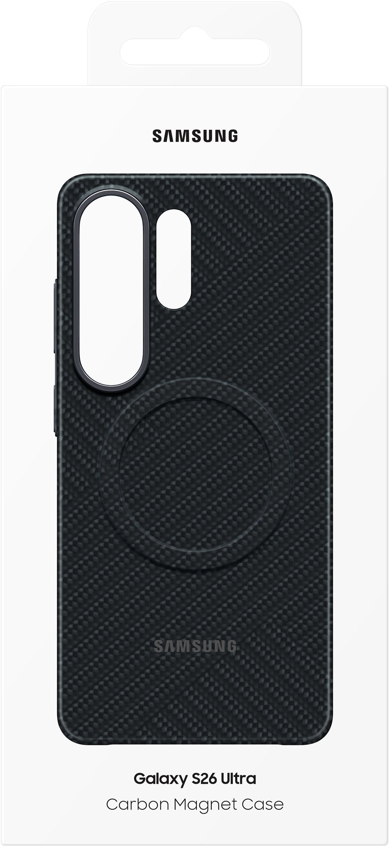 Funda para Samsung Galaxy S26 Ultra S948, Carbon Magnet Case, Negra EF-KS948SNEGWW