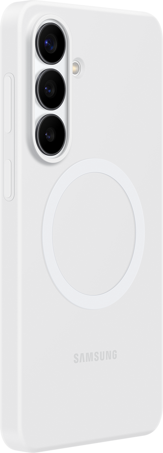 Funda para Samsung Galaxy S26 Plus S947, Silicone Magnet Case, Blanca EF-ES947CWEGWW