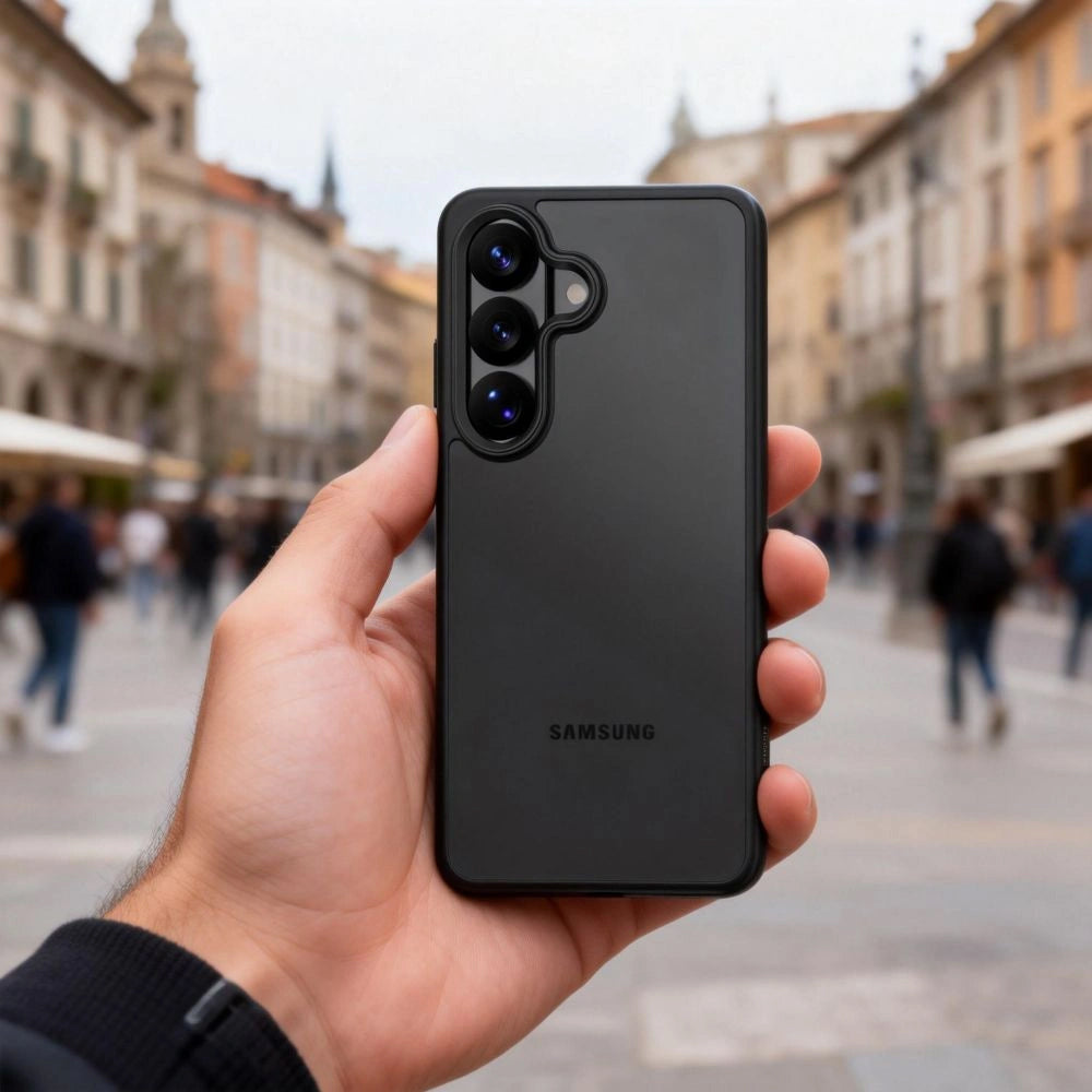Funda para Samsung Galaxy A57 5G, Tech-Protect, Magmat, Negra Mate