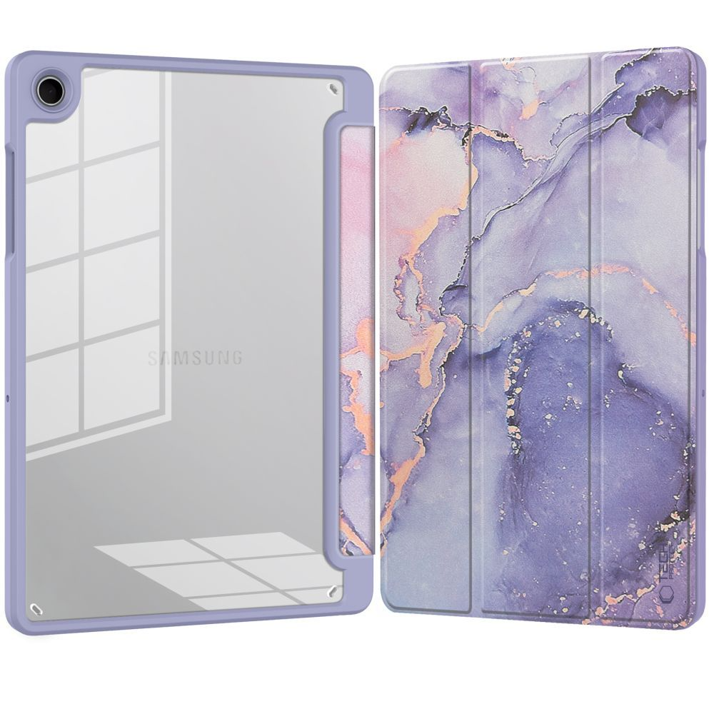 Funda para Samsung Galaxy Tab A11 / Tab A9, Tech-Protect, SC PEN Hybrid, Violeta