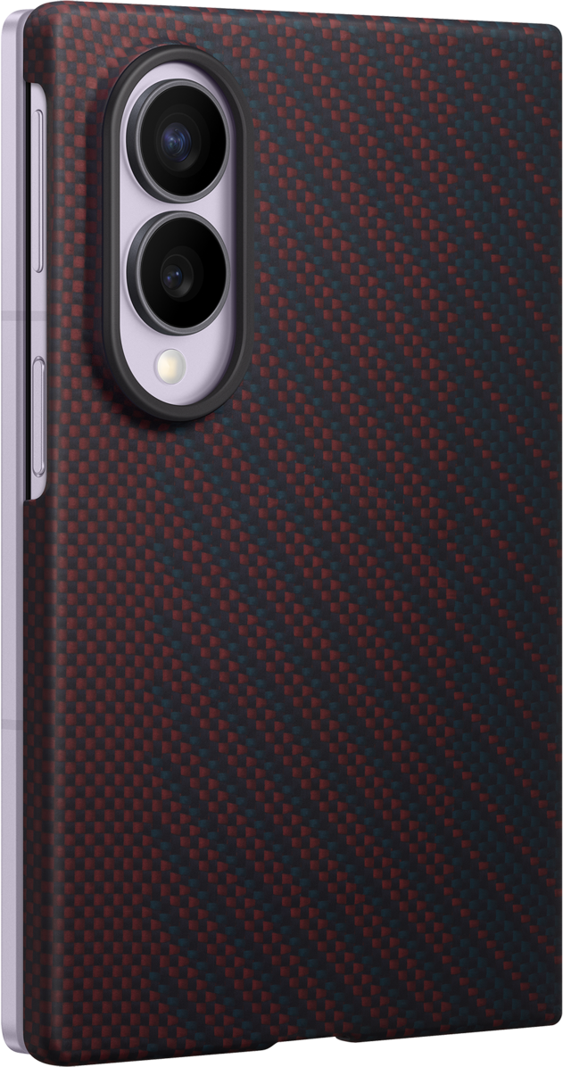 Funda para Samsung Galaxy Z Fold8 F971, Carbon Magnet Case, Roja EF-KF971SREGWW