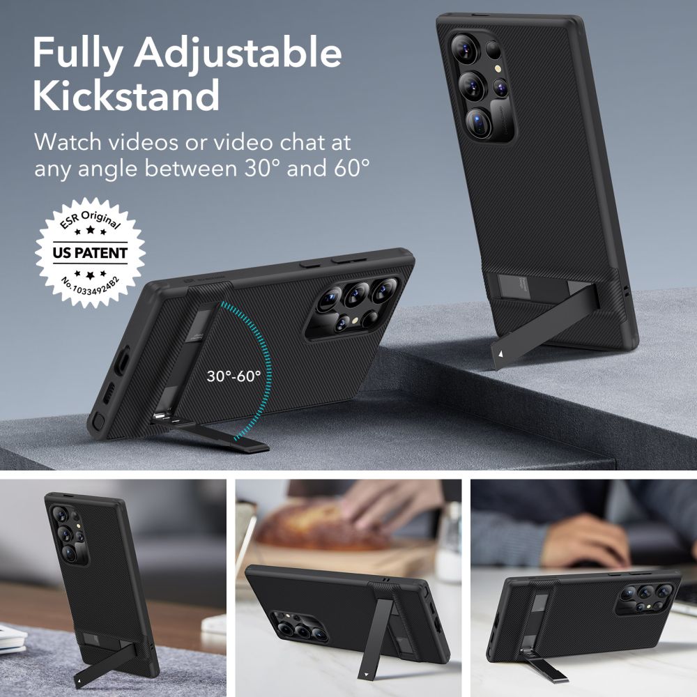Funda para Samsung Galaxy S24 Ultra S928, ESR, Air Shield Boost, Negra