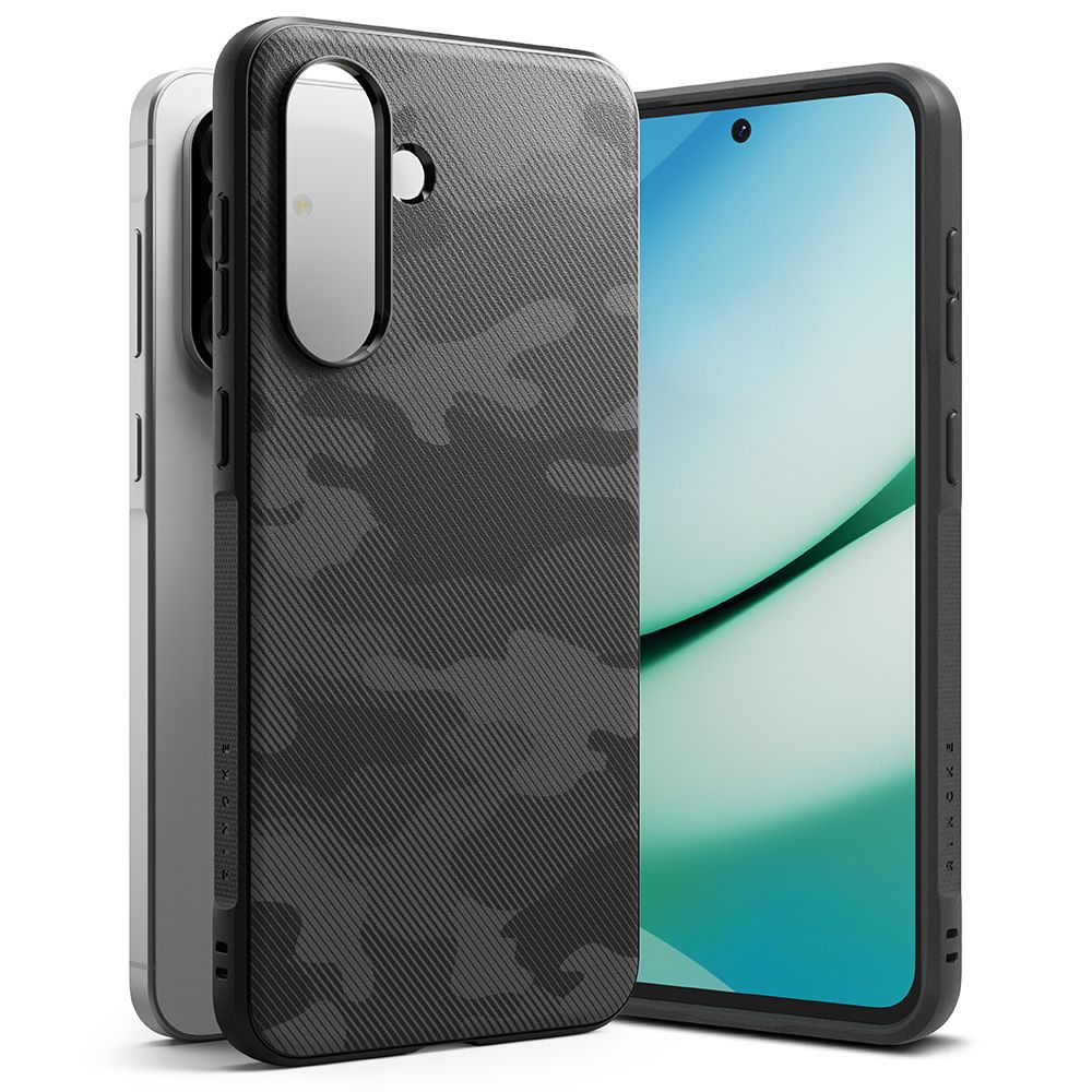Funda para Samsung Galaxy A36 A366, Ringke, Onyx Camo, Negra