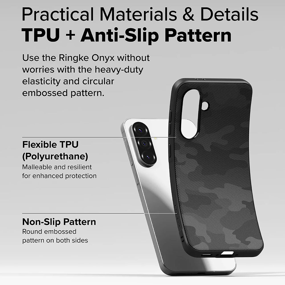 Funda para Samsung Galaxy A56 A566 / A36 A366, Ringke, Onyx Camo, Negra