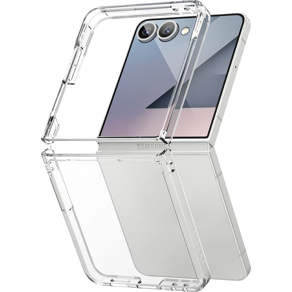 Funda para Samsung Galaxy Z Flip7 F766, Ringke, Fusion, Transparente