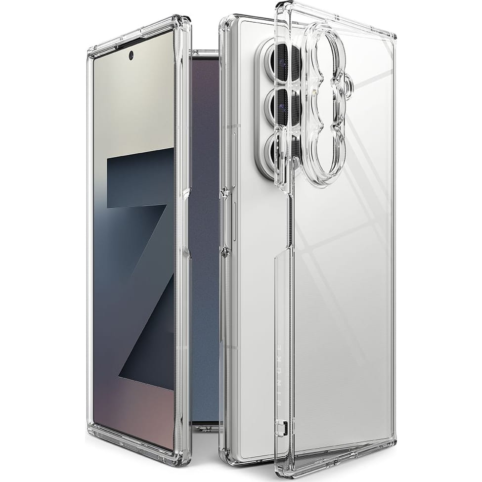 Funda para Samsung Galaxy Z Fold7 F966, Ringke, Fusion, Transparente