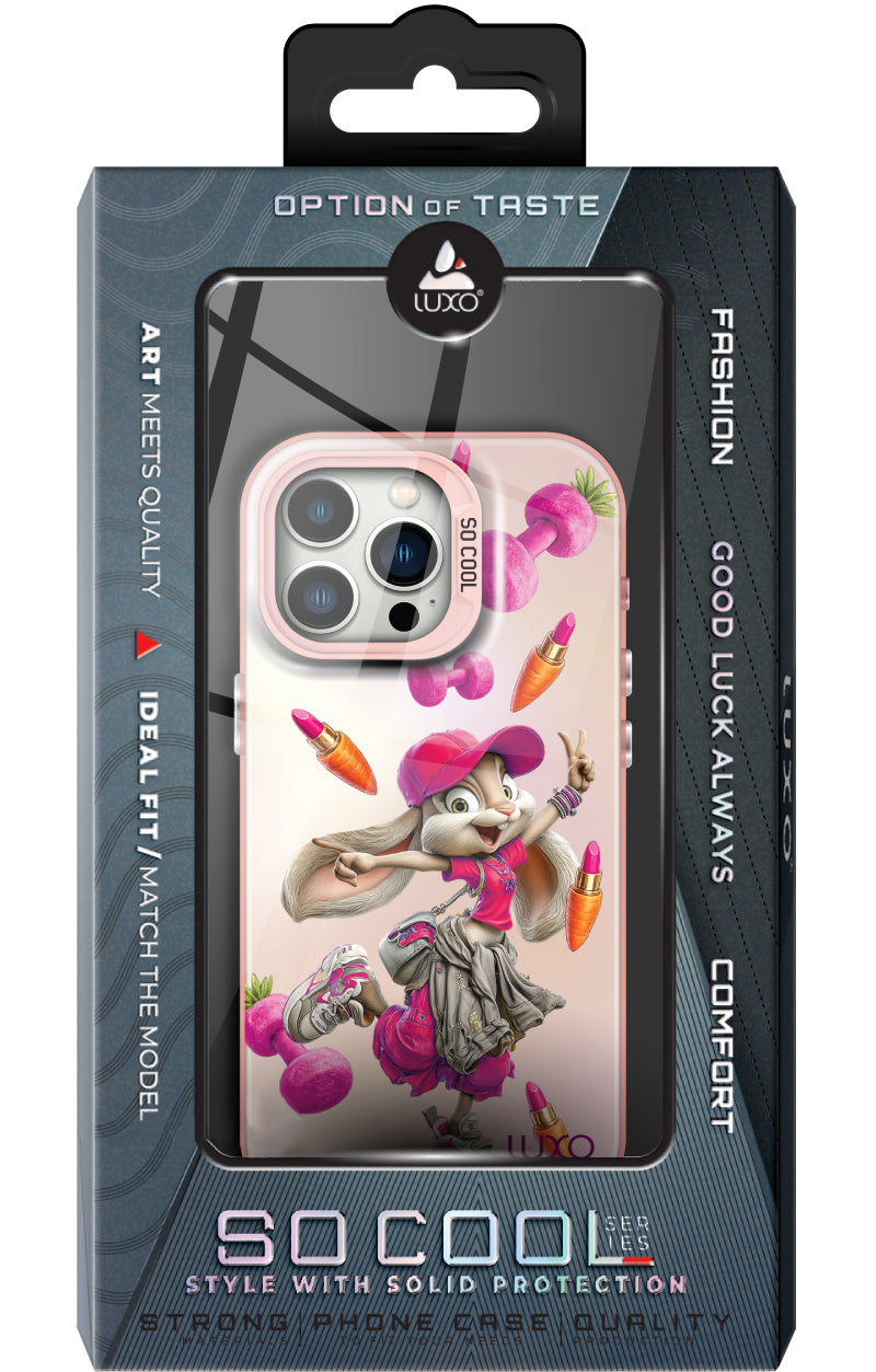 Funda para Samsung Galaxy A25 A256, LUXO So CooL, ArcadiA Rabbit, Multicolor