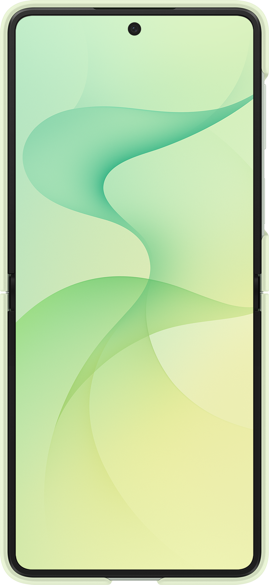 Funda para Samsung Galaxy Z Flip8 F776, Anillo de Silicona con Imán, Verde EF-EF776CGEGWW