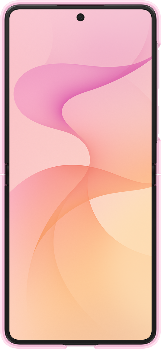 Funda para Samsung Galaxy Z Flip8 F776, Anillo de Silicona con Imán, Rosa EF-EF776CVEGWW