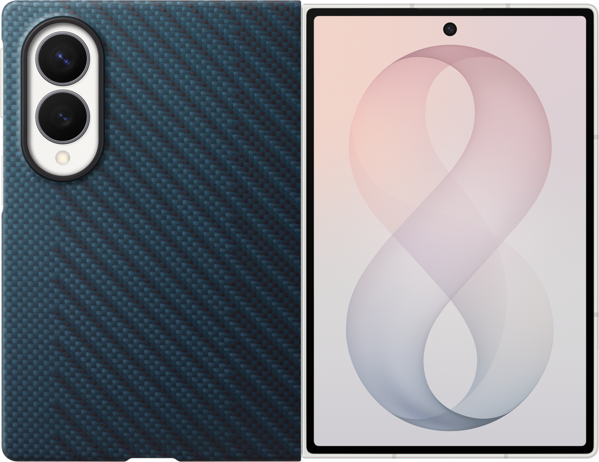 Funda para Samsung Galaxy Z Fold8 F971, Carbon Magnet Case, Azul Marino EF-KF971SNEGWW