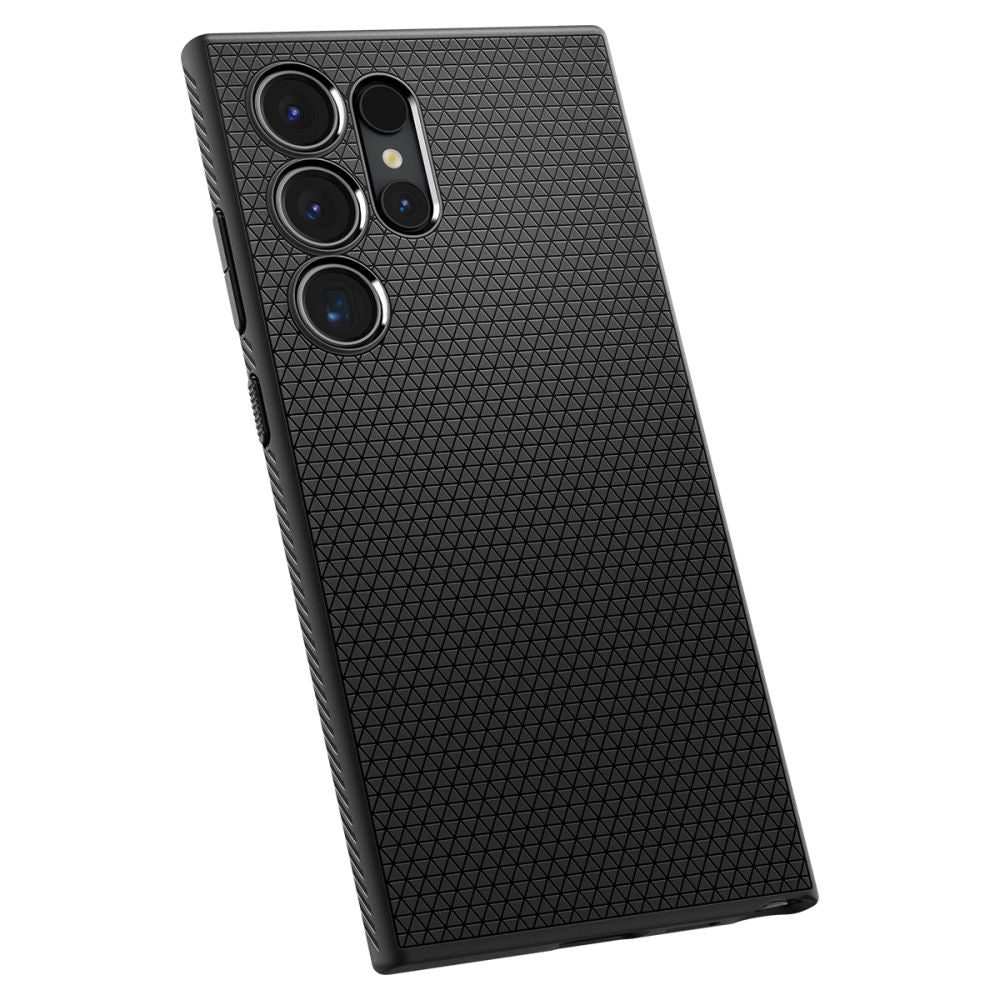 Funda para Samsung Galaxy S24 Ultra S928, Spigen, Liquid Air, Negra ACS07287