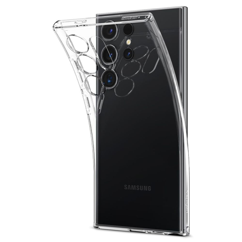 Funda para Samsung Galaxy S24 Ultra S928, Spigen, cristal líquido, transparente ACS07283