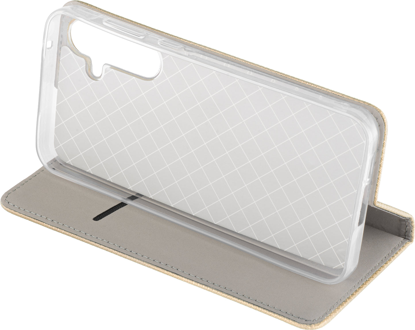 Funda para Samsung Galaxy A16 5G A166 / A16 4G A165, OEM, Smart Magnet, Dorada