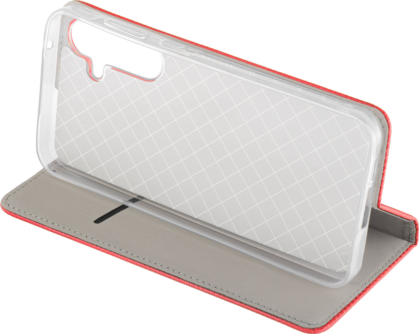 Funda para Samsung Galaxy A26 A266, OEM, Smart Magnet, Roja