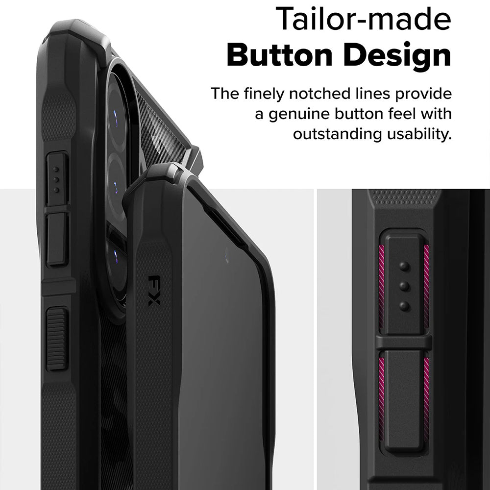 Funda para Samsung Galaxy A56 A566 / A36 A366, Ringke, Fusion X Camo, Negra