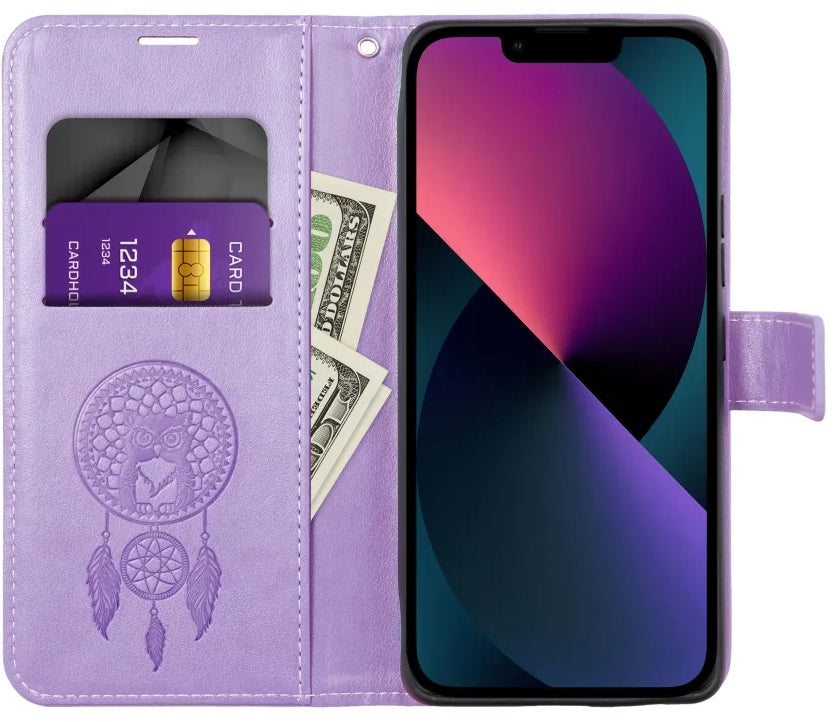 Funda para Samsung Galaxy A52s 5G A528 / A52 5G A526 / A52 A525, OEM, MEZZO Dream Catcher, Morado