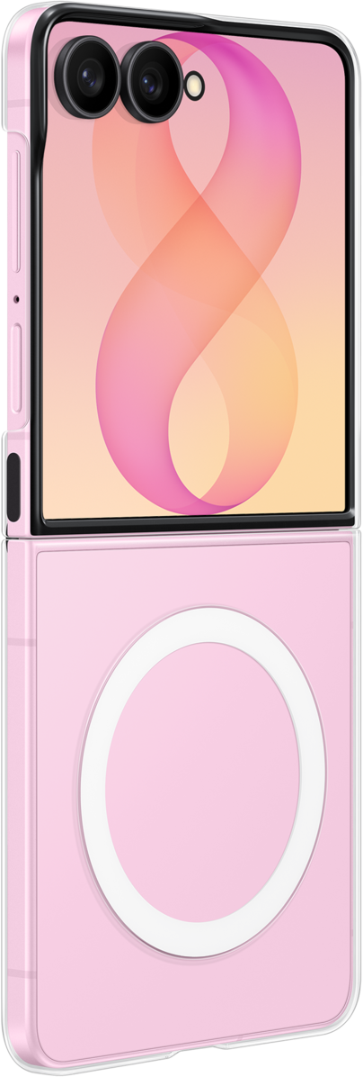 Funda para Samsung Galaxy Z Flip8 F776, Imán Claro, Transparente EF-CF776CTEGWW