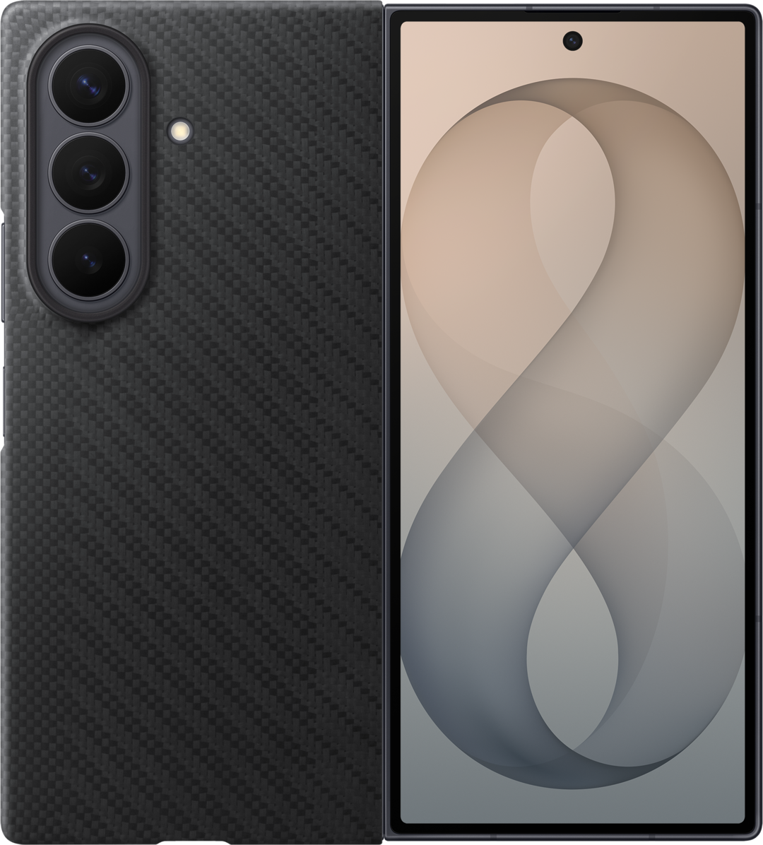Funda para Samsung Galaxy Z Fold8 Ultra F976, Carbon Magnet Case, Negra EF-KF976SBEGWW