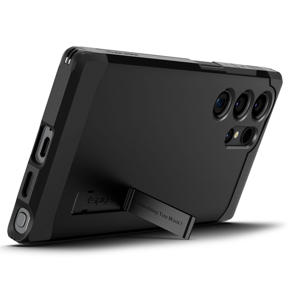 Funda para Samsung Galaxy S24 Ultra S928, Spigen, Tough Armor, Negra ACS07300
