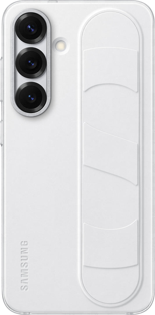 Funda para Samsung Galaxy S25 S931, Standing Grip, Blanca EF-GS931CWEGWW