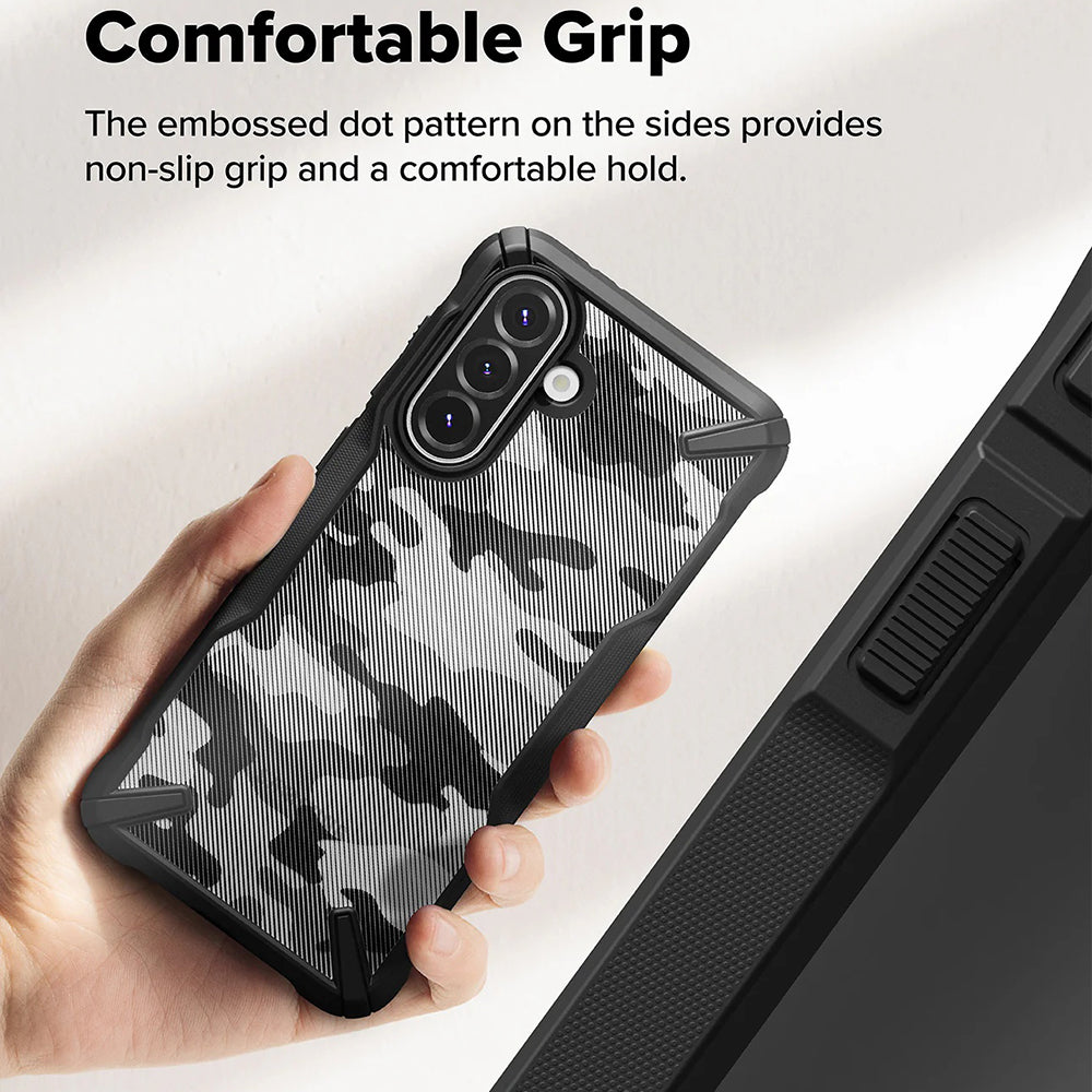 Funda para Samsung Galaxy A56 A566 / A36 A366, Ringke, Fusion X Camo, Negra