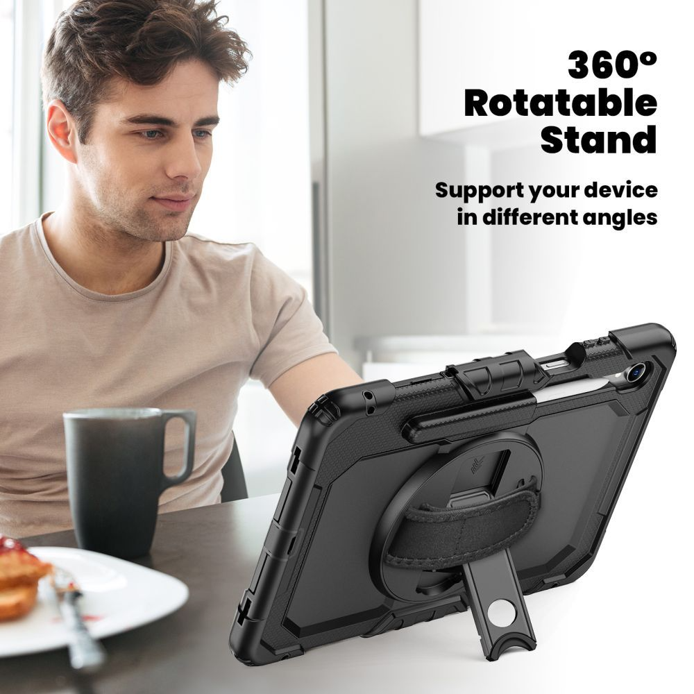 Funda para Samsung Galaxy Tab S11, Tech-Protect, Solid360, Negra