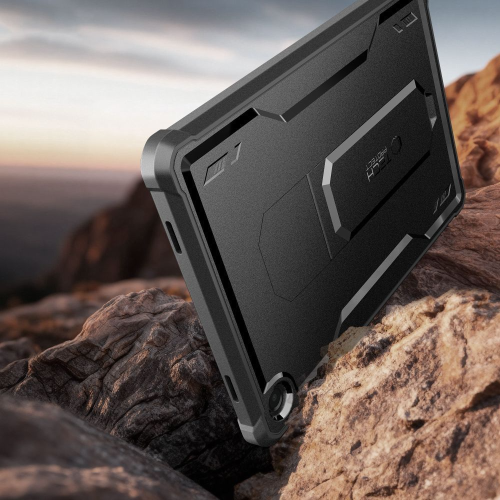 Funda para Samsung Galaxy Tab A11+ / Tab A9+, Tech-Protect, Kevlar Pro, Negra