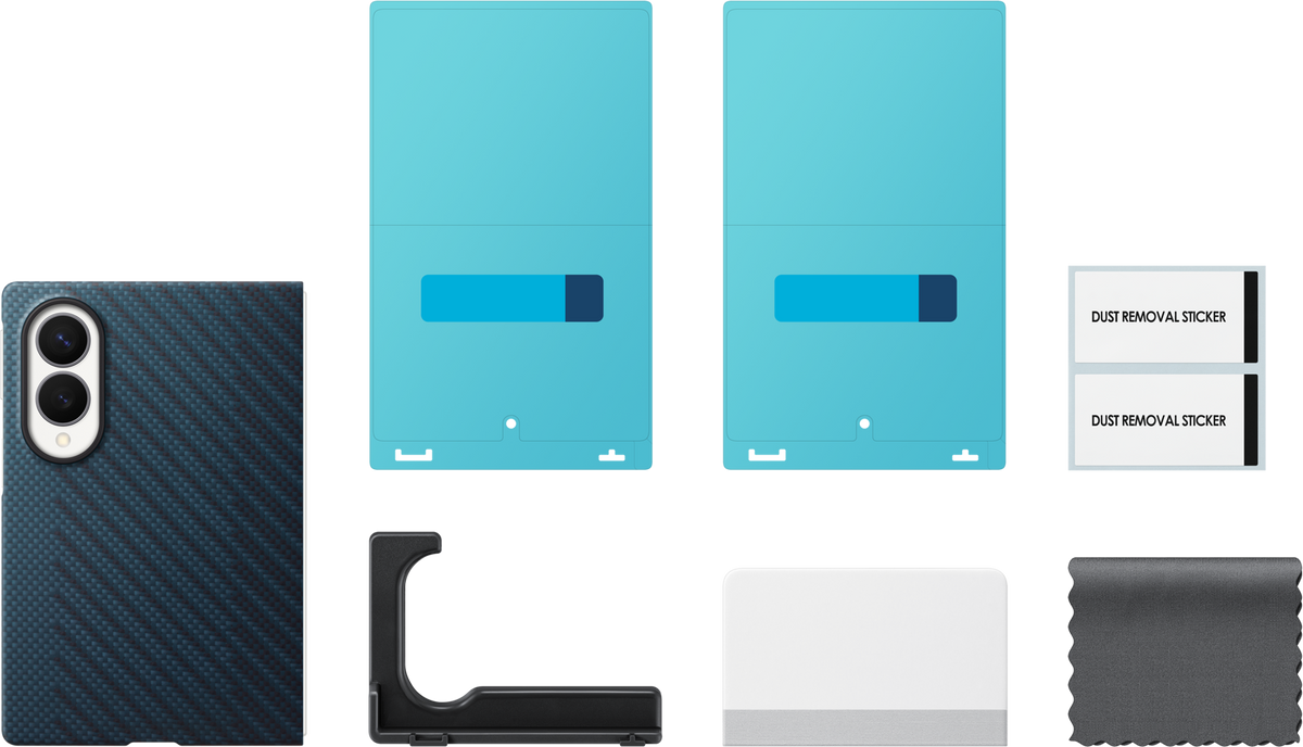 Funda para Samsung Galaxy Z Fold8 F971, Carbon Magnet Case, Azul Marino EF-KF971SNEGWW