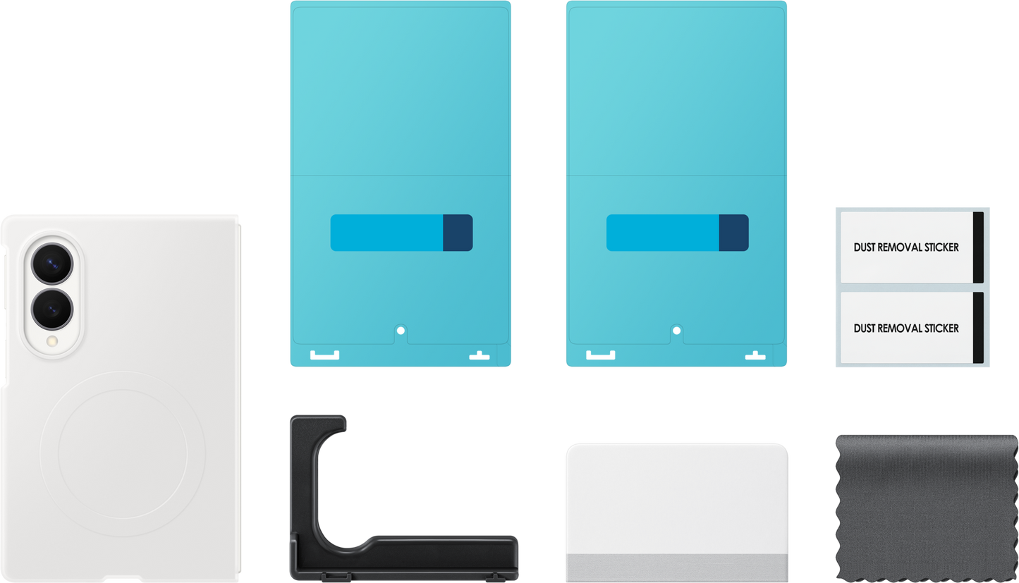 Funda para Samsung Galaxy Z Fold8 F971, Funda de Silicona con Imán, Blanca EF-EF971CWEGWW