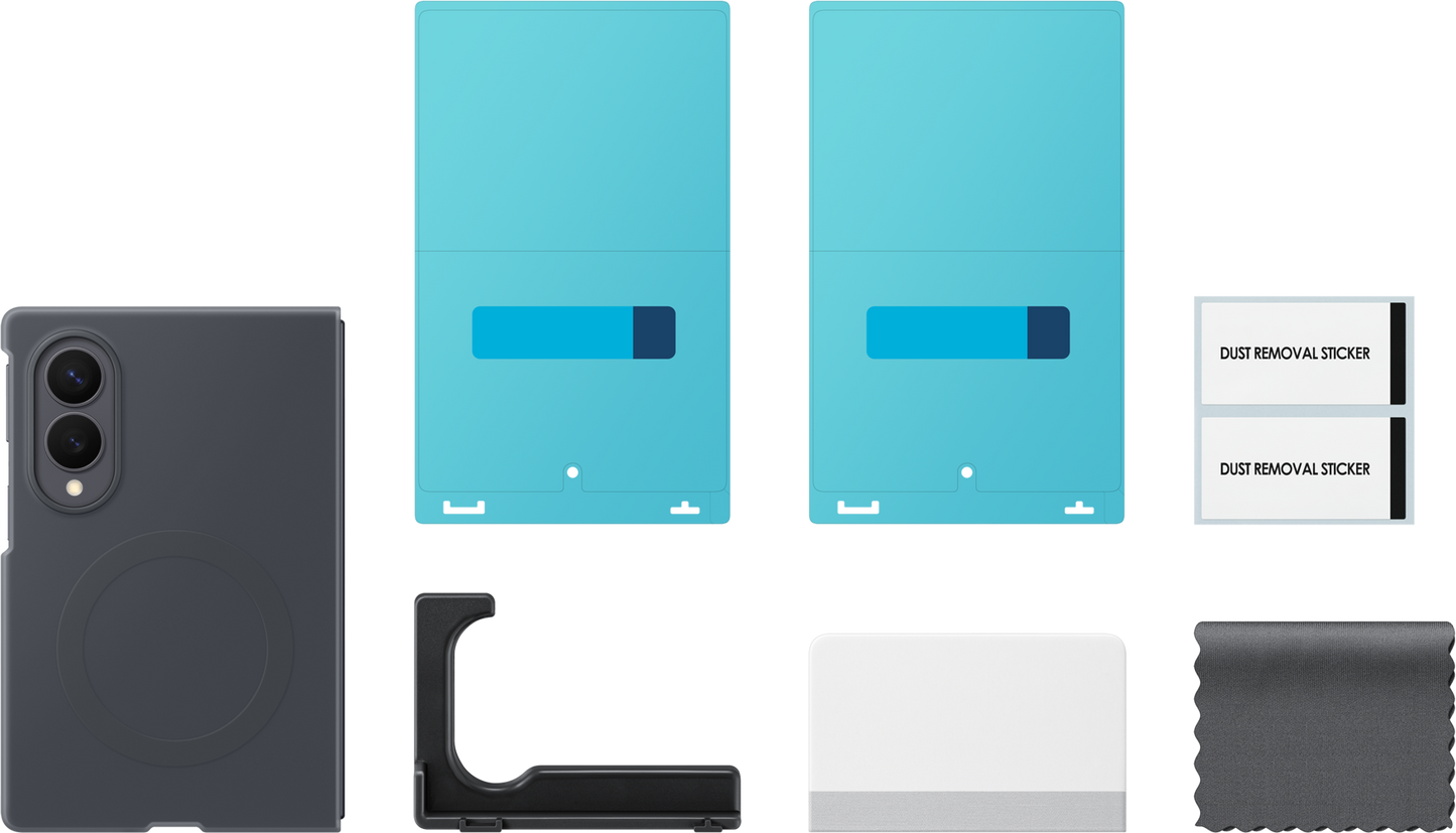 Funda para Samsung Galaxy Z Fold8 F971, Funda de Silicona con Imán, Negra EF-EF971CBEGWW