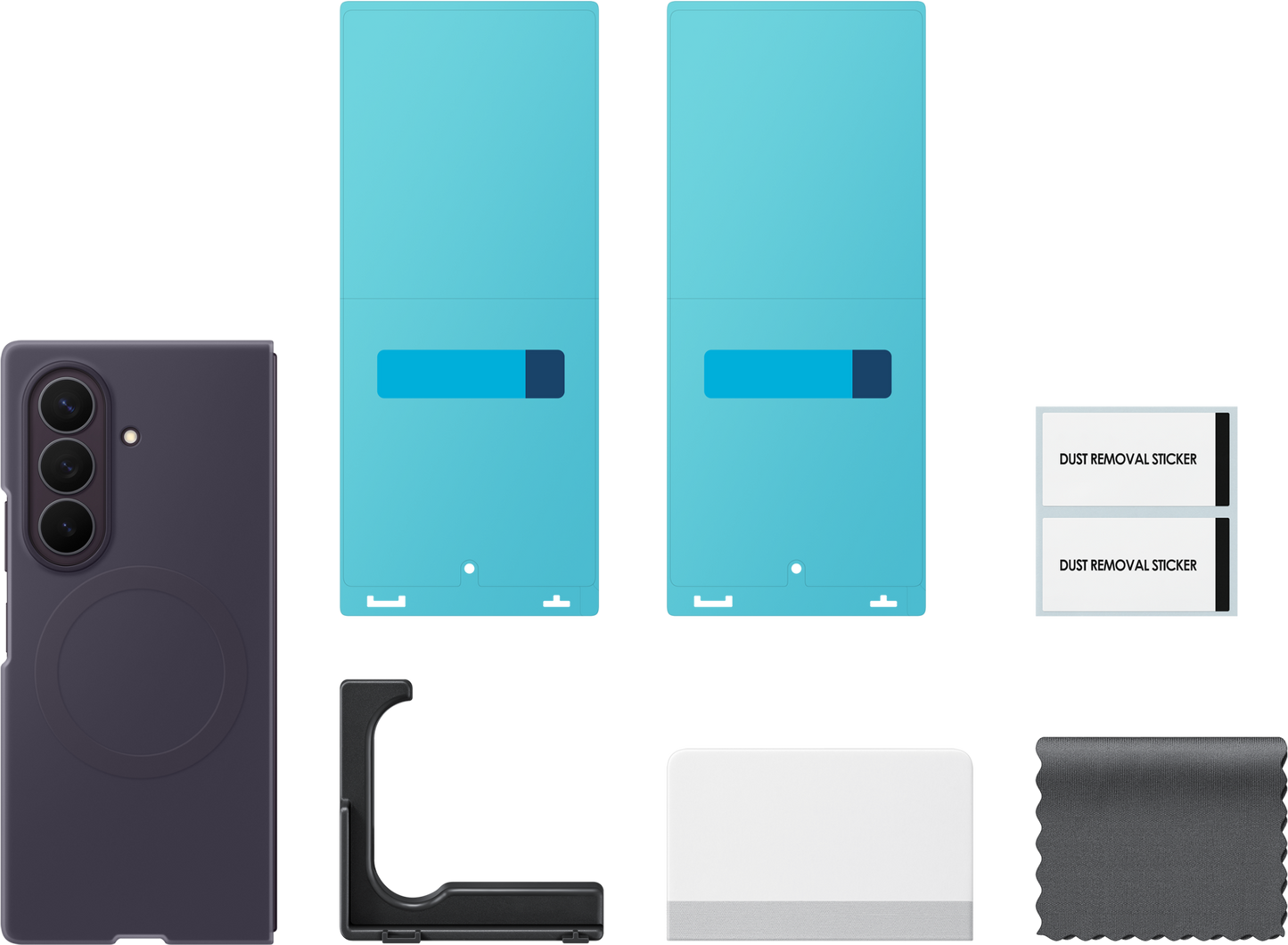 Funda para Samsung Galaxy Z Fold8 Ultra F976, Funda de Silicona con Imán, Violeta EF-EF976CVEGWW