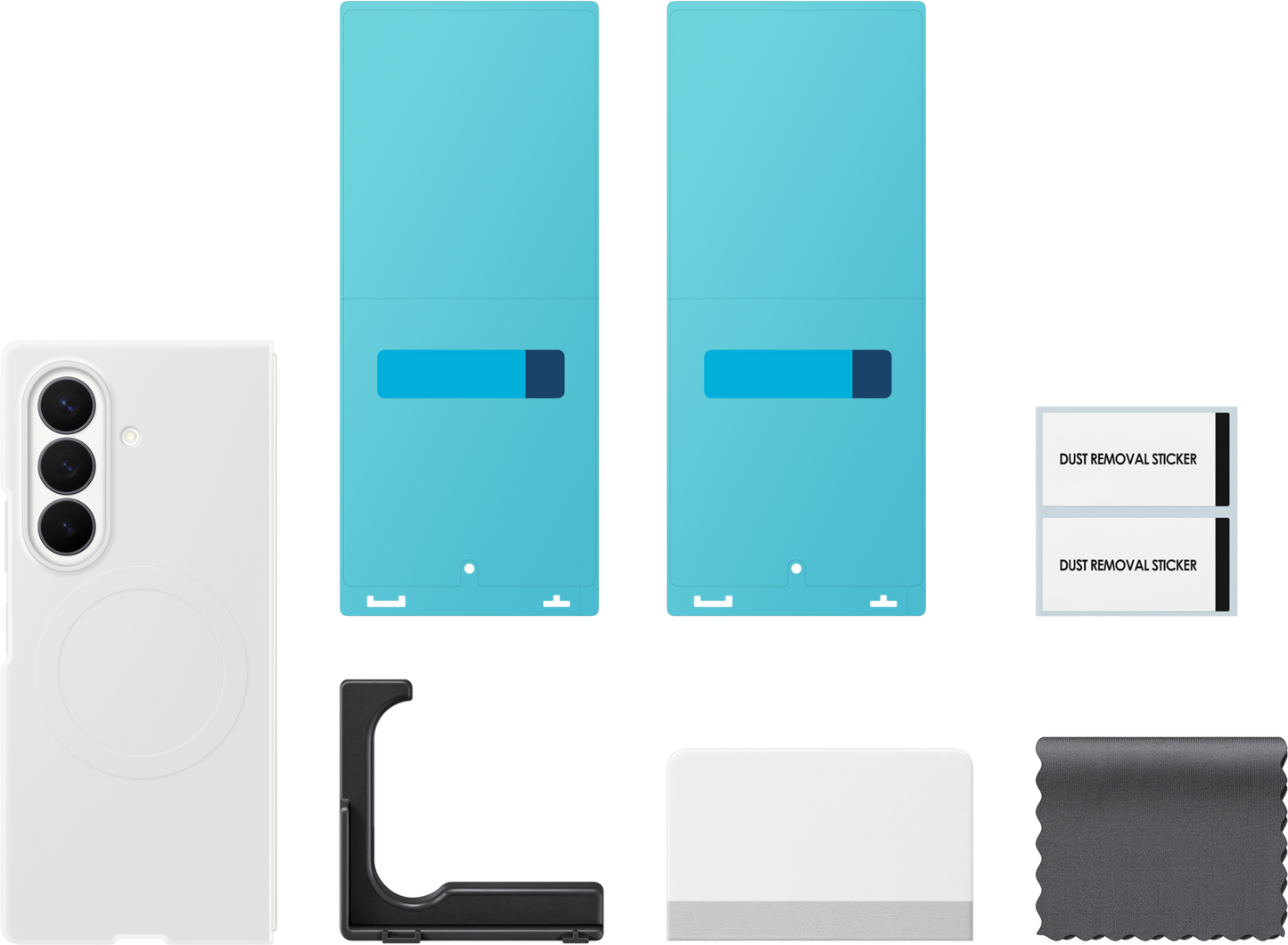 Funda para Samsung Galaxy Z Fold8 Ultra F976, Funda de Silicona con Imán, Blanca EF-EF976CWEGWW