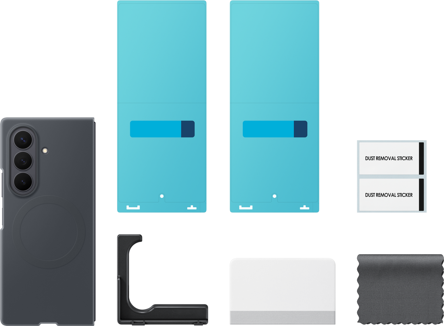 Funda para Samsung Galaxy Z Fold8 Ultra F976, Funda de Silicona con Imán, Negra EF-EF976CBEGWW