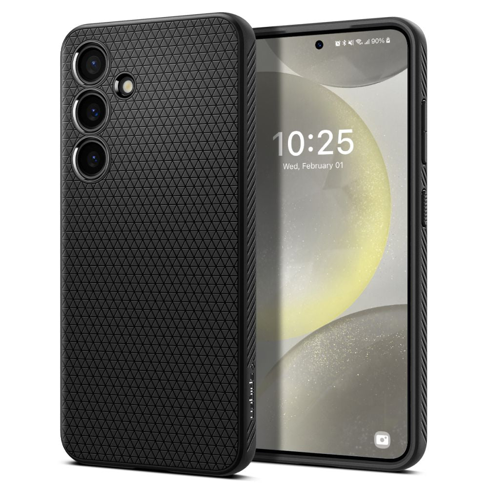 Funda para Samsung Galaxy S24 S921, Spigen, Liquid Air, Negra ACS07347