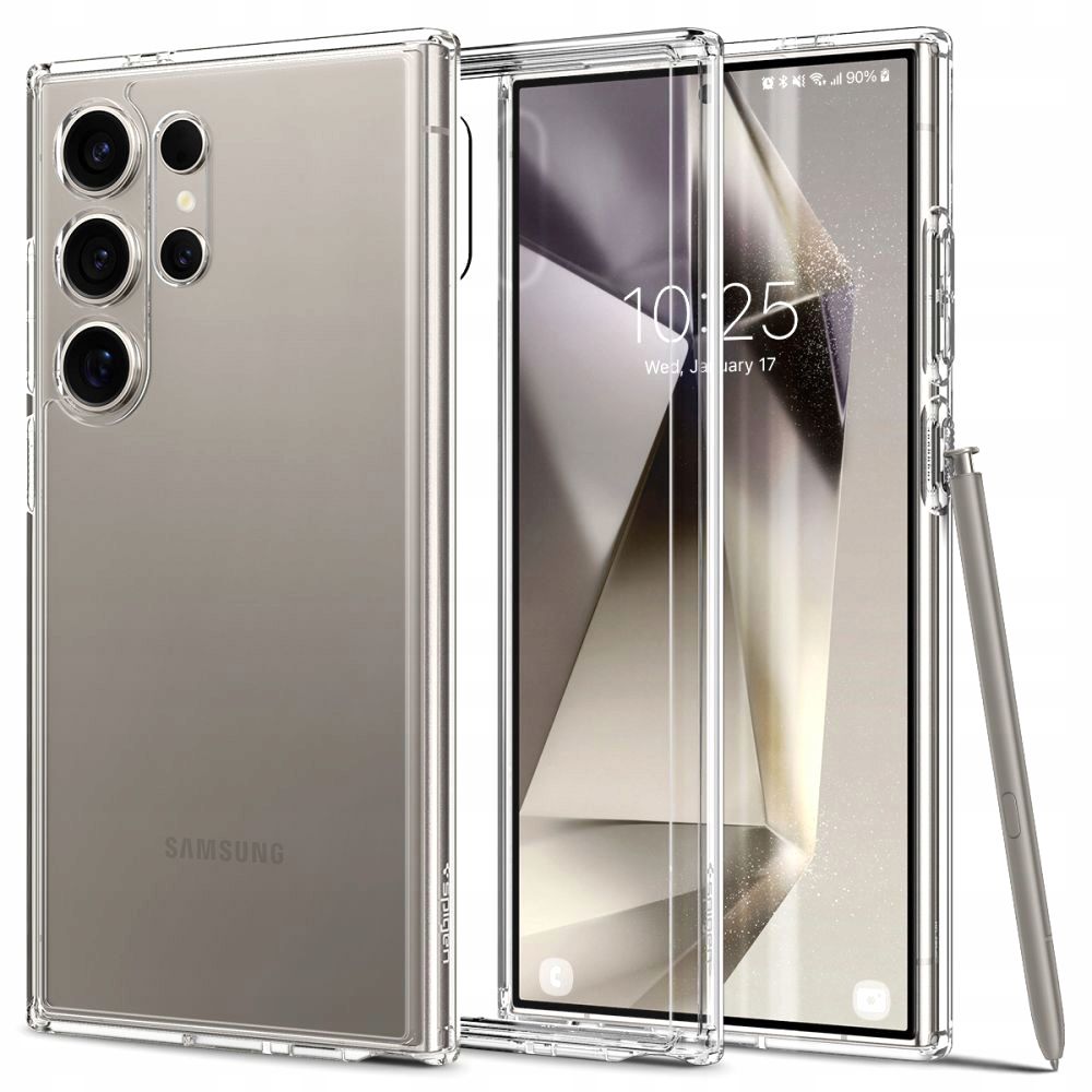 Funda para Samsung Galaxy S24 Ultra S928, Spigen, Ultra Hybrid, Transparente ACS07292
