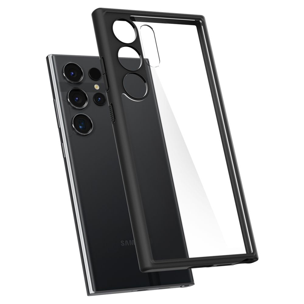 Funda para Samsung Galaxy S24 Ultra S928, Spigen, Ultra Hybrid, Negra Mate ACS07295