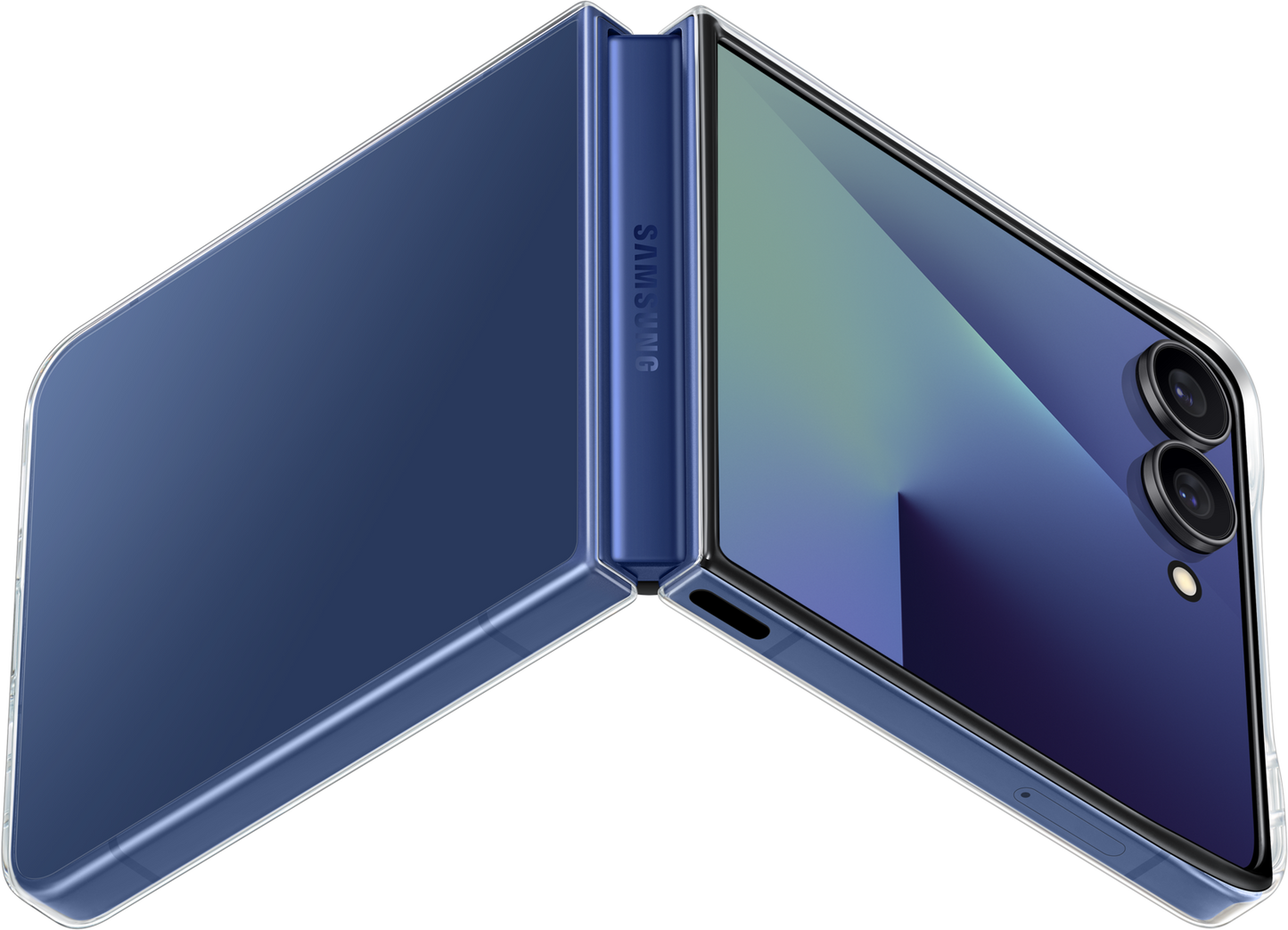 Funda para Samsung Galaxy Z Flip7 F766, Clear Case, Transparente EF-AF766CTEGWW